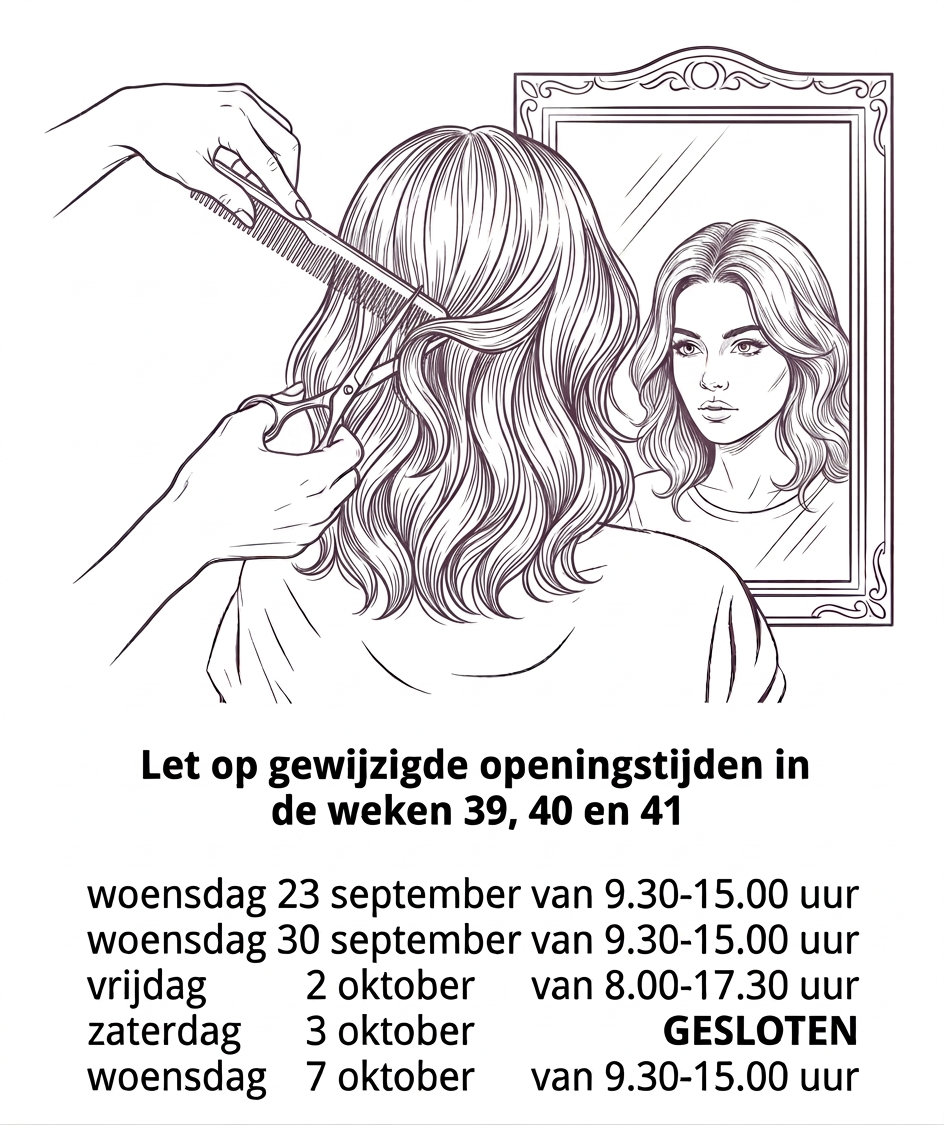 Gewijzigde openingstijden