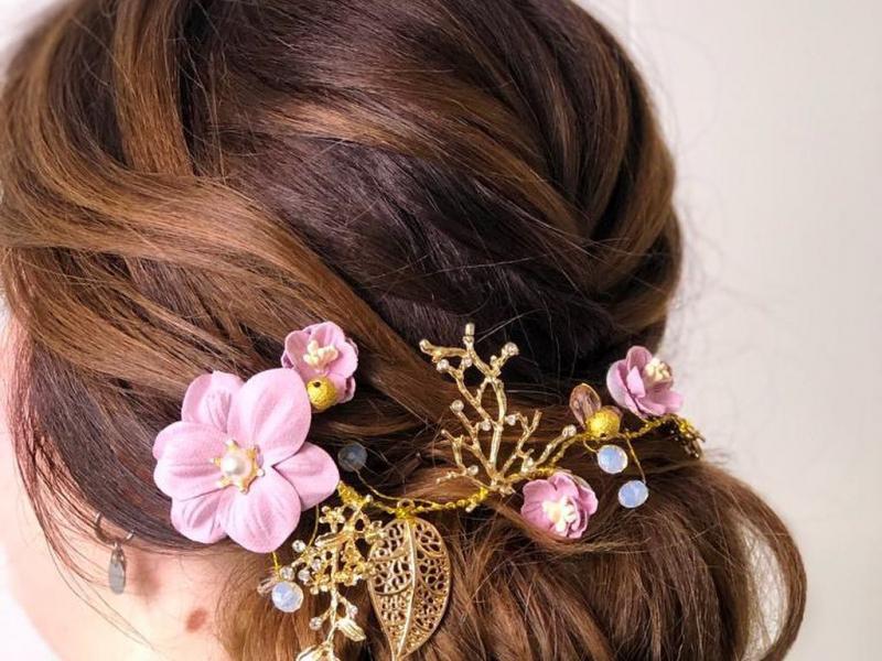 Trendy Hairstyling bruid