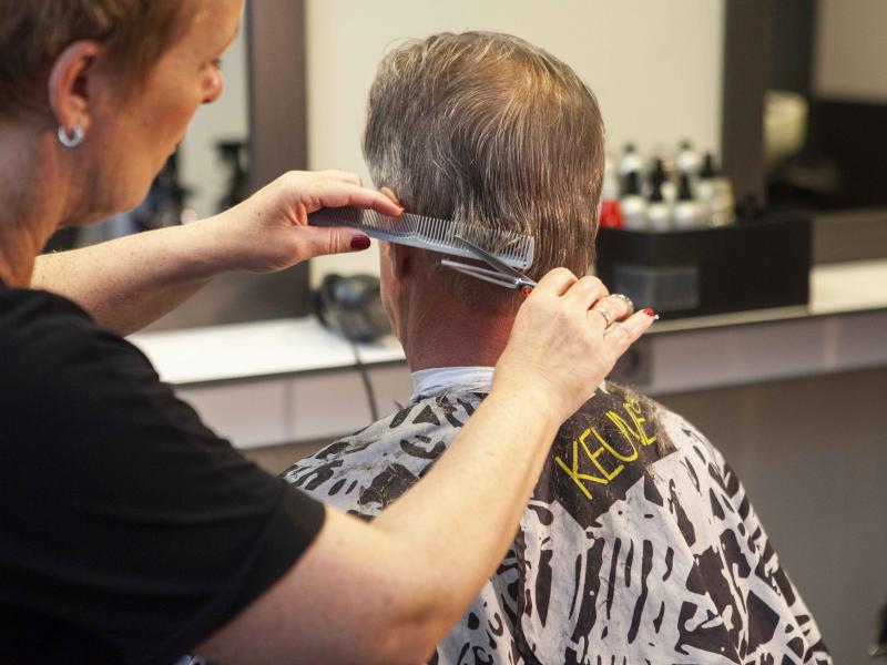 Trendy Hairstyling knippen
